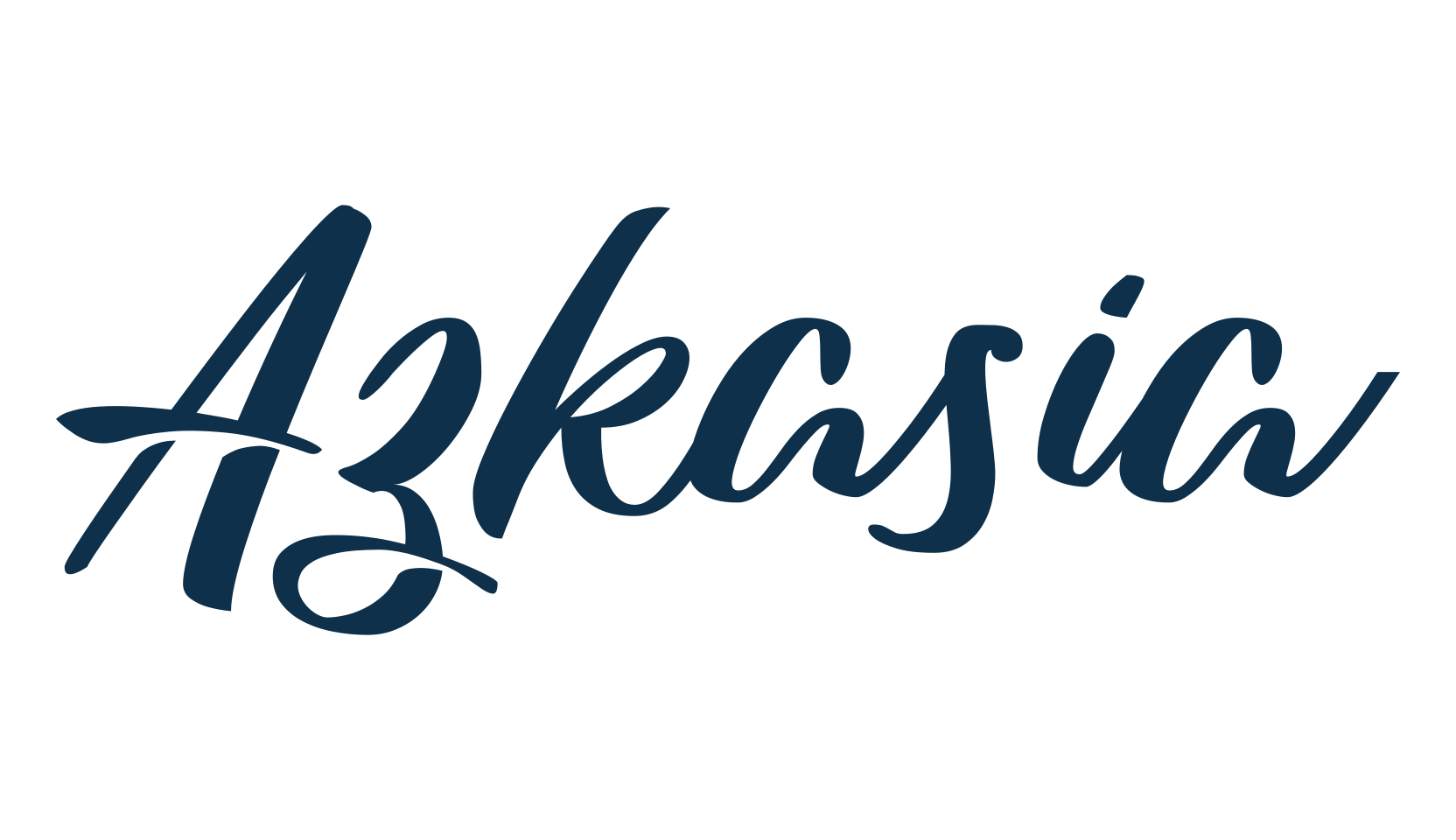 Azkasia, script brush fancy decorative calligraphy font preview