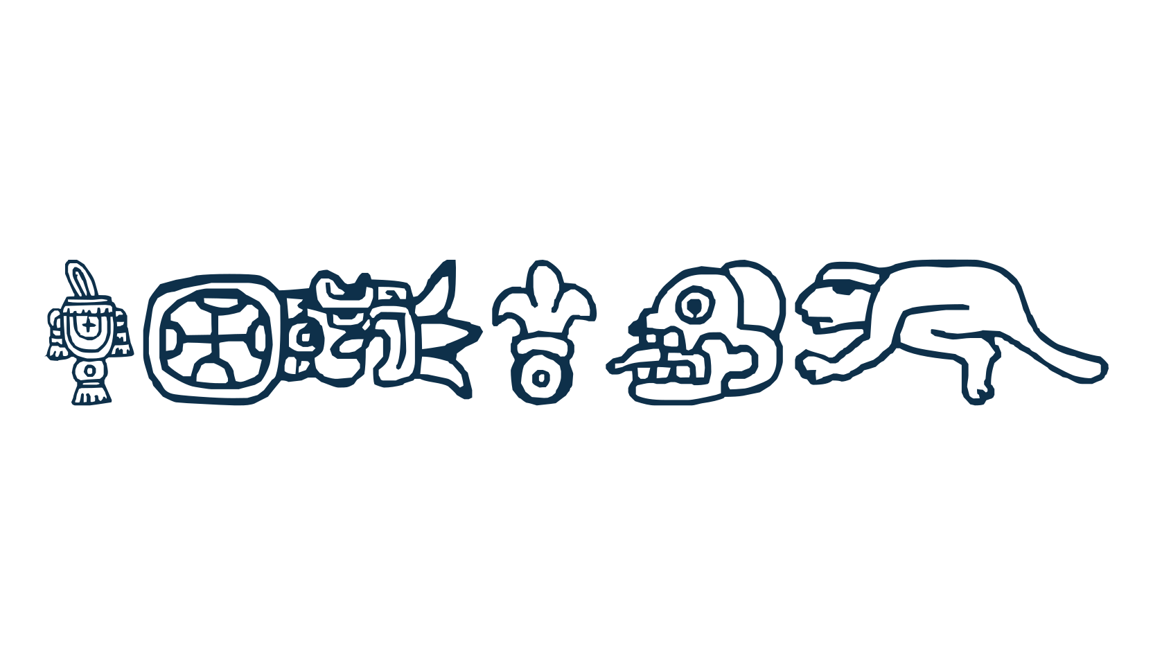 Aztec (aztec), fancy decorative font preview