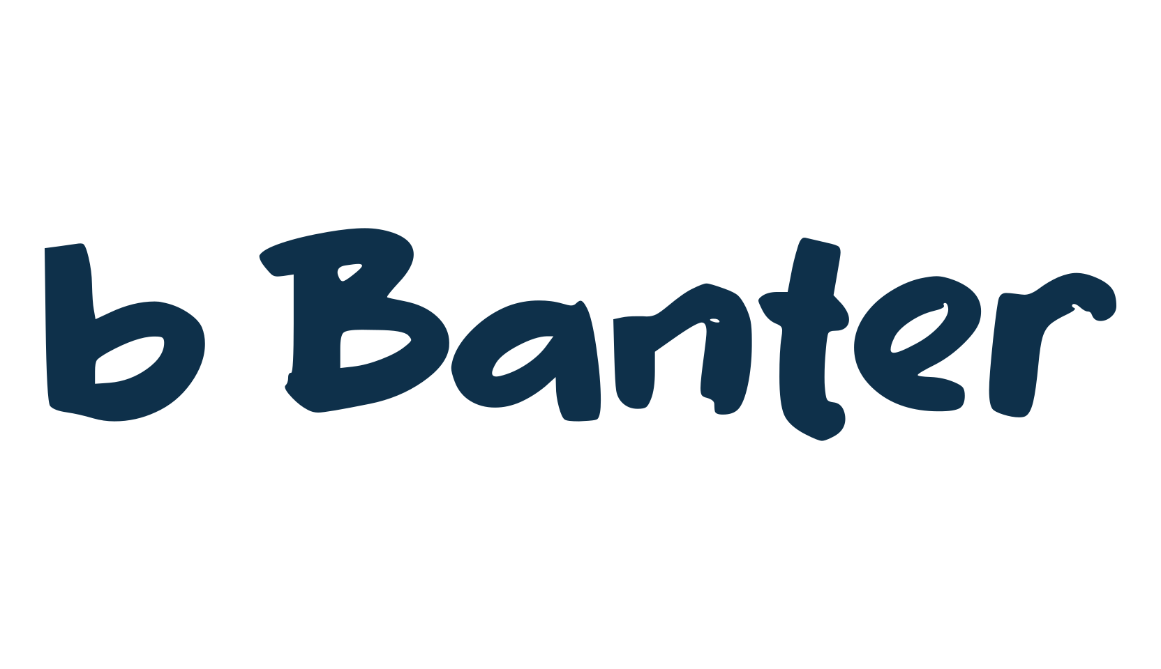 b Banter, fancy decorative font preview