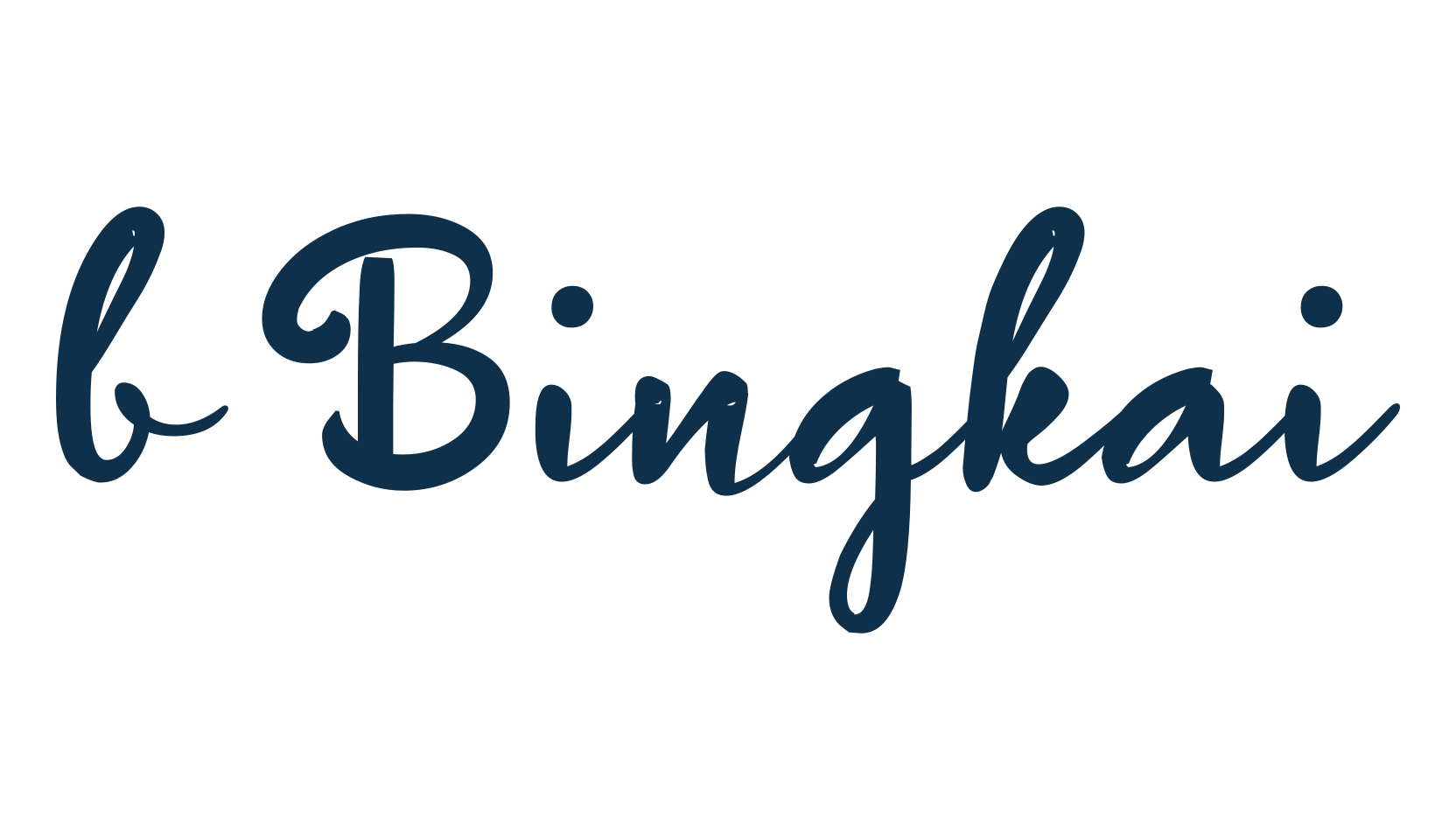 b Bingkai, fancy decorative font preview