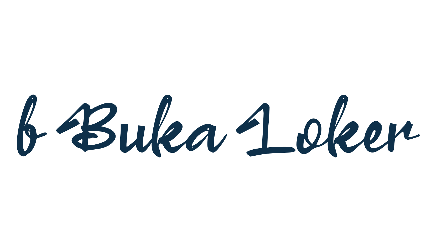 b Buka Loker, fancy decorative font preview