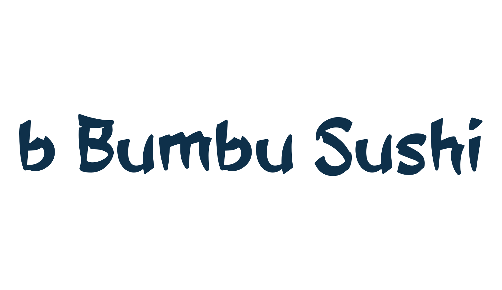 b Bumbu Sushi, foreign look chinese, jpn font preview