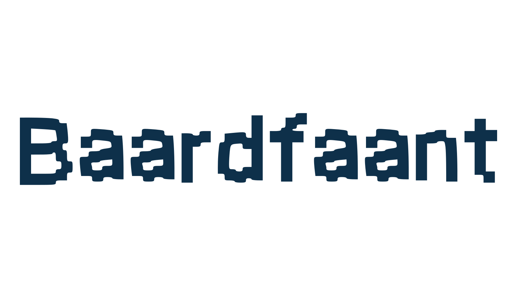 Baardfaant, fancy various decorative font preview
