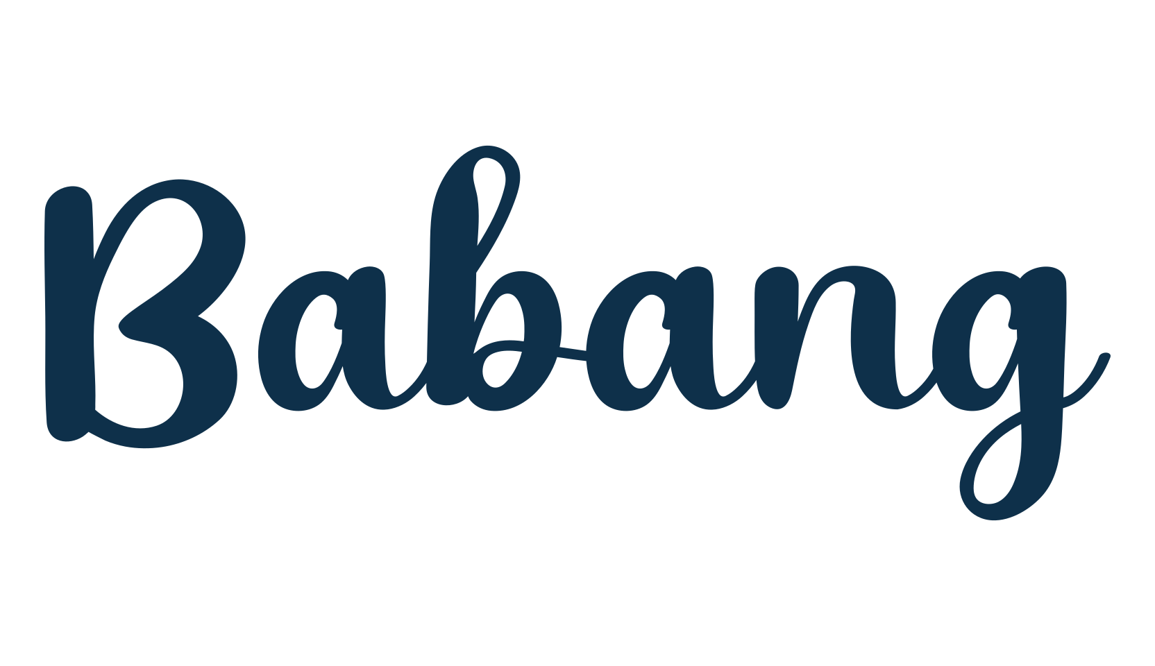 Babang, various font preview