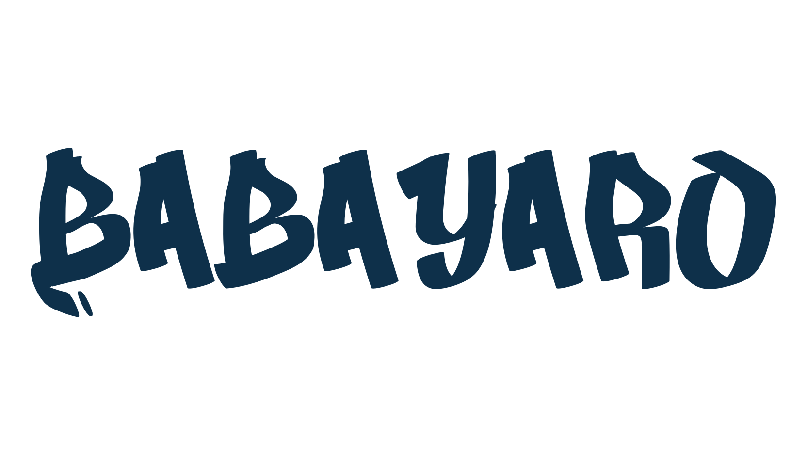 Babayaro, graffiti font preview