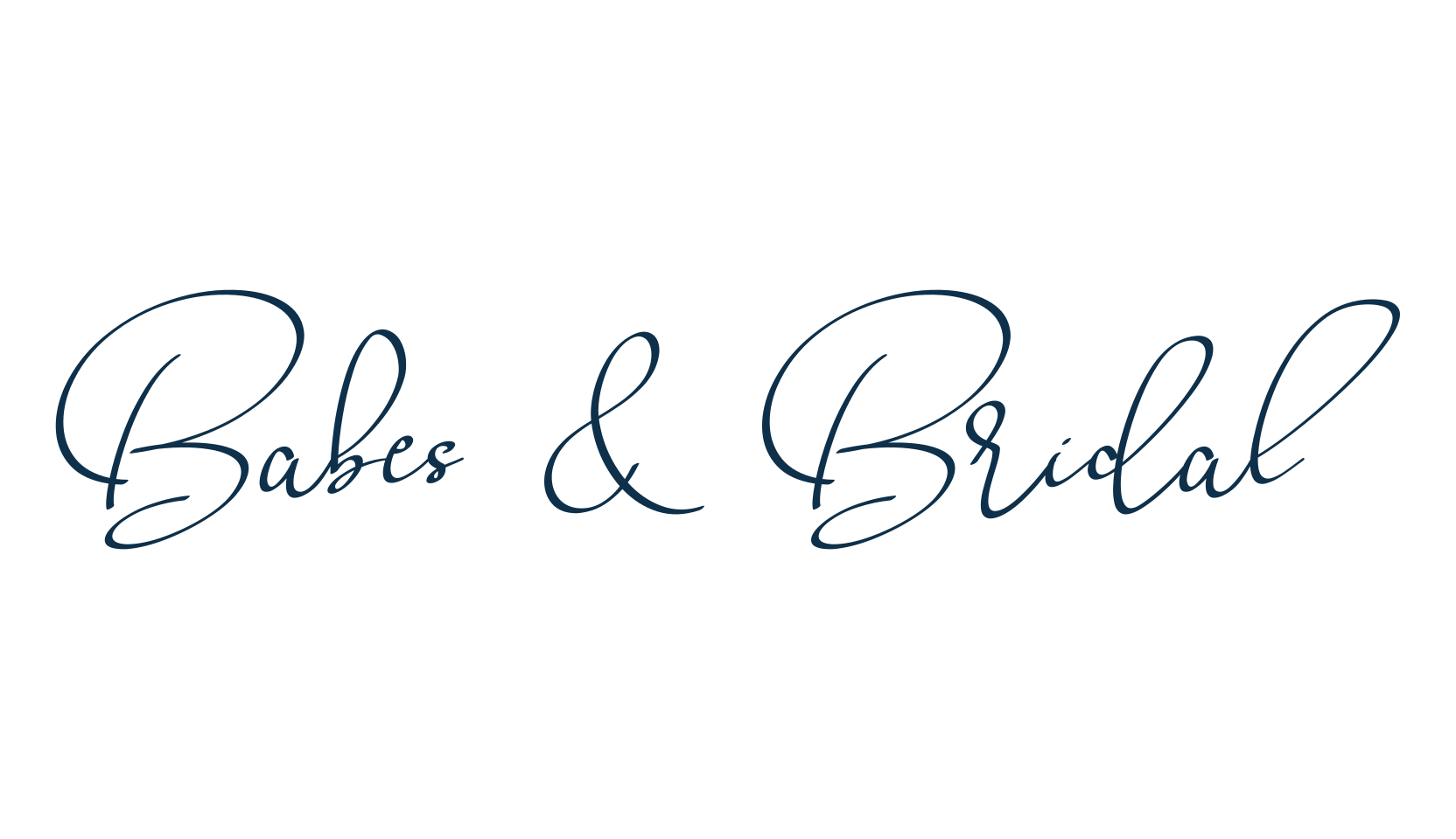 Babes & Bridal, script handwritten fancy decorative calligraphy font preview