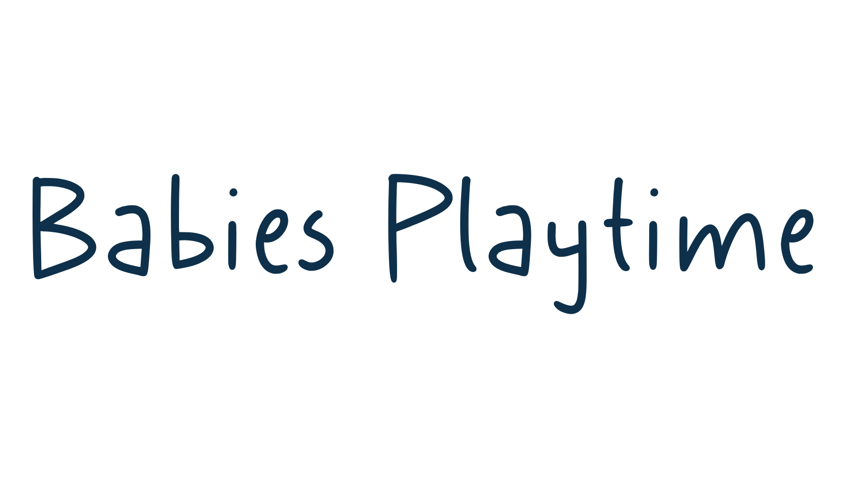Babies Playtime, script handwritten fancy decorative calligraphy font preview