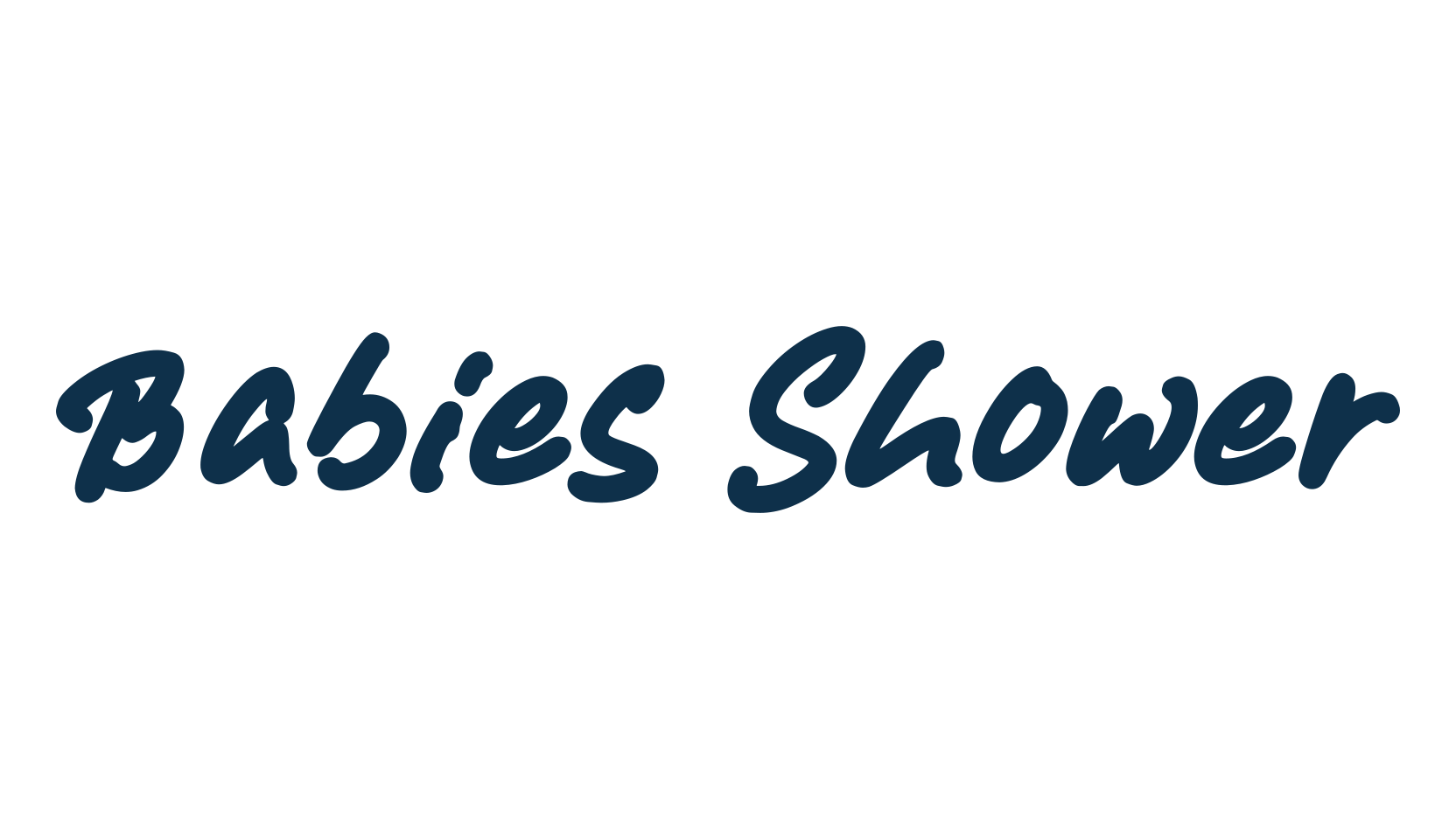 Babies Shower, script handwritten fancy decorative calligraphy font preview