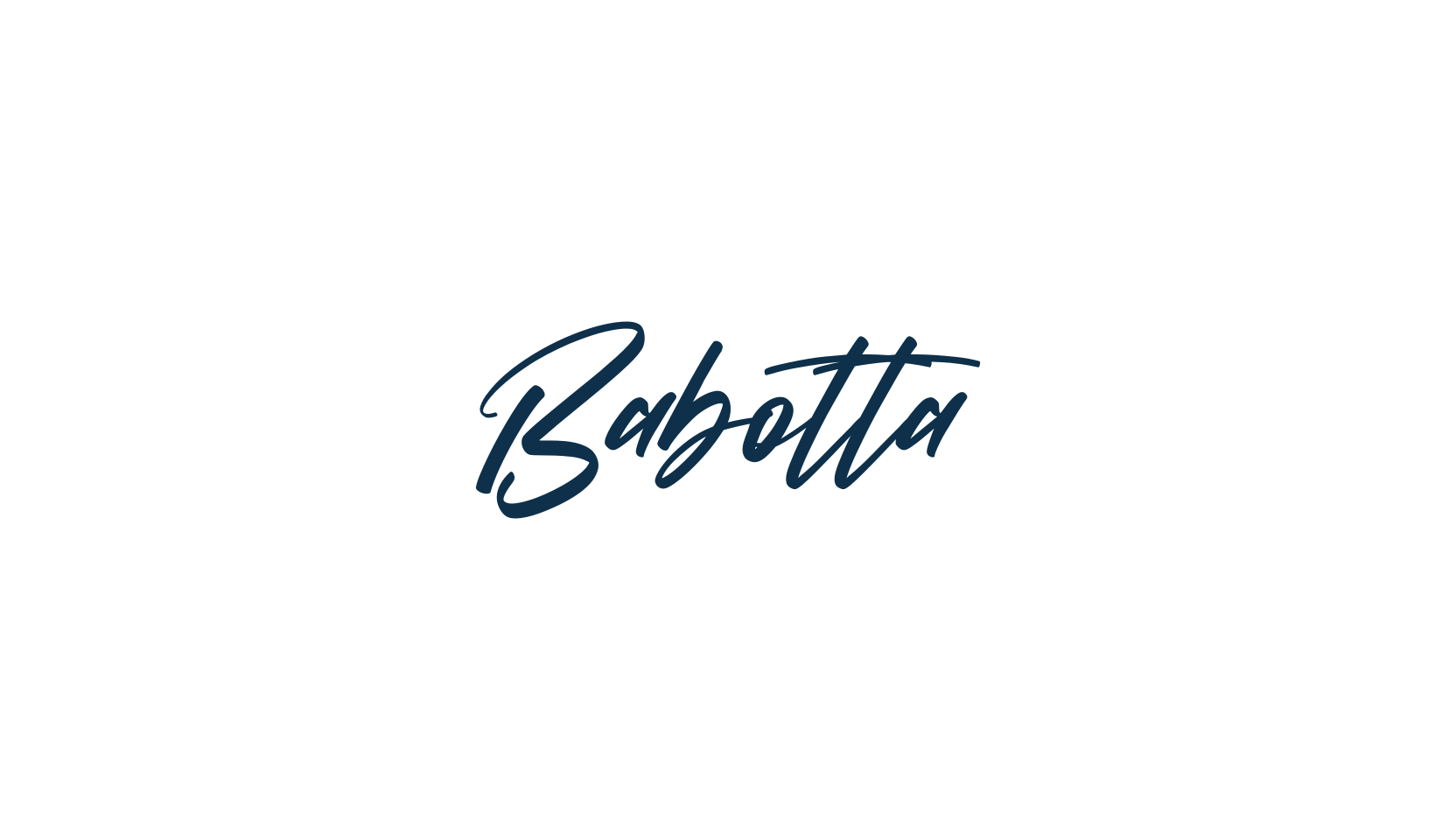 Babotta, handwriting font preview