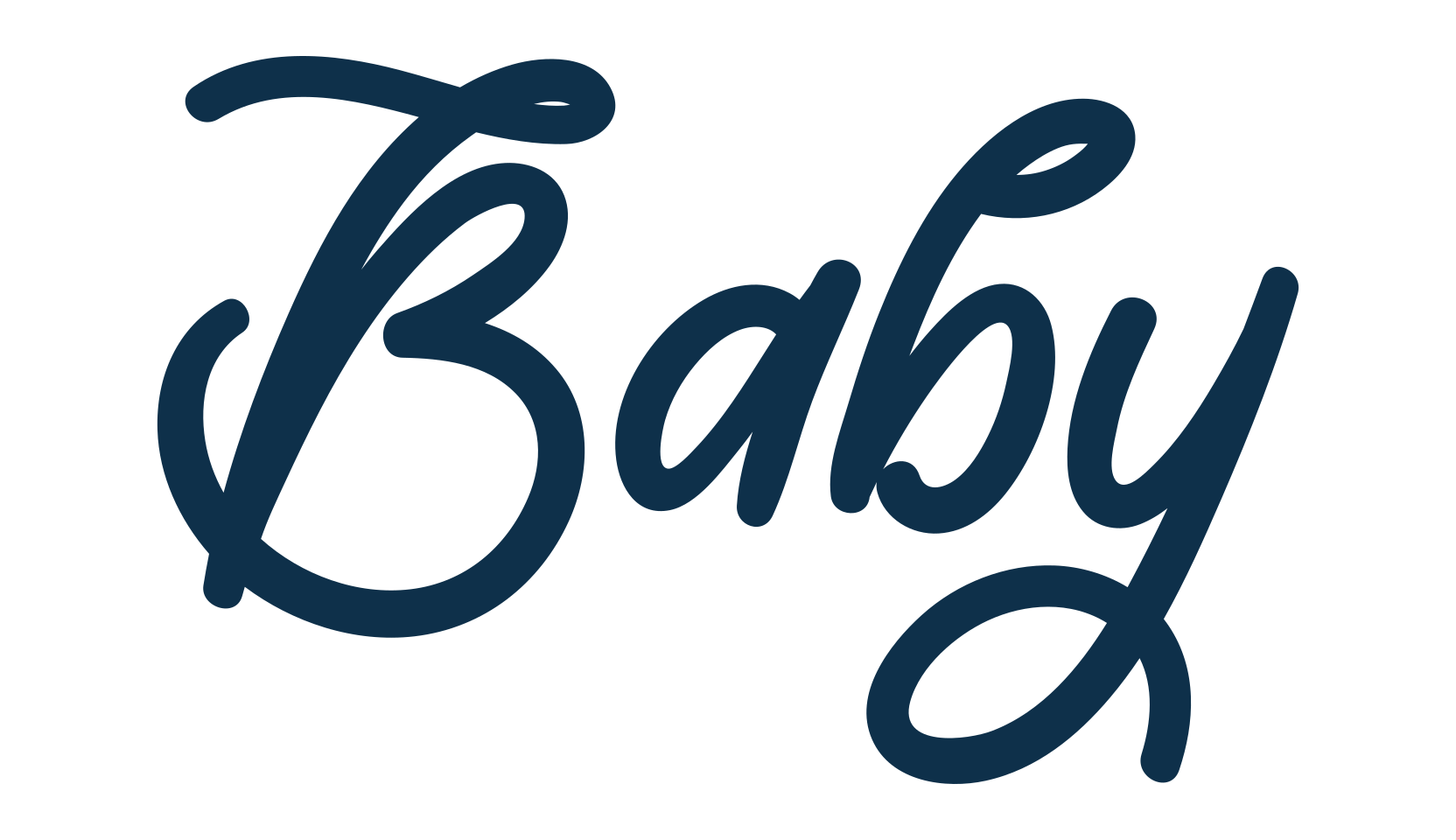 Baby (baby-3), handwriting font preview