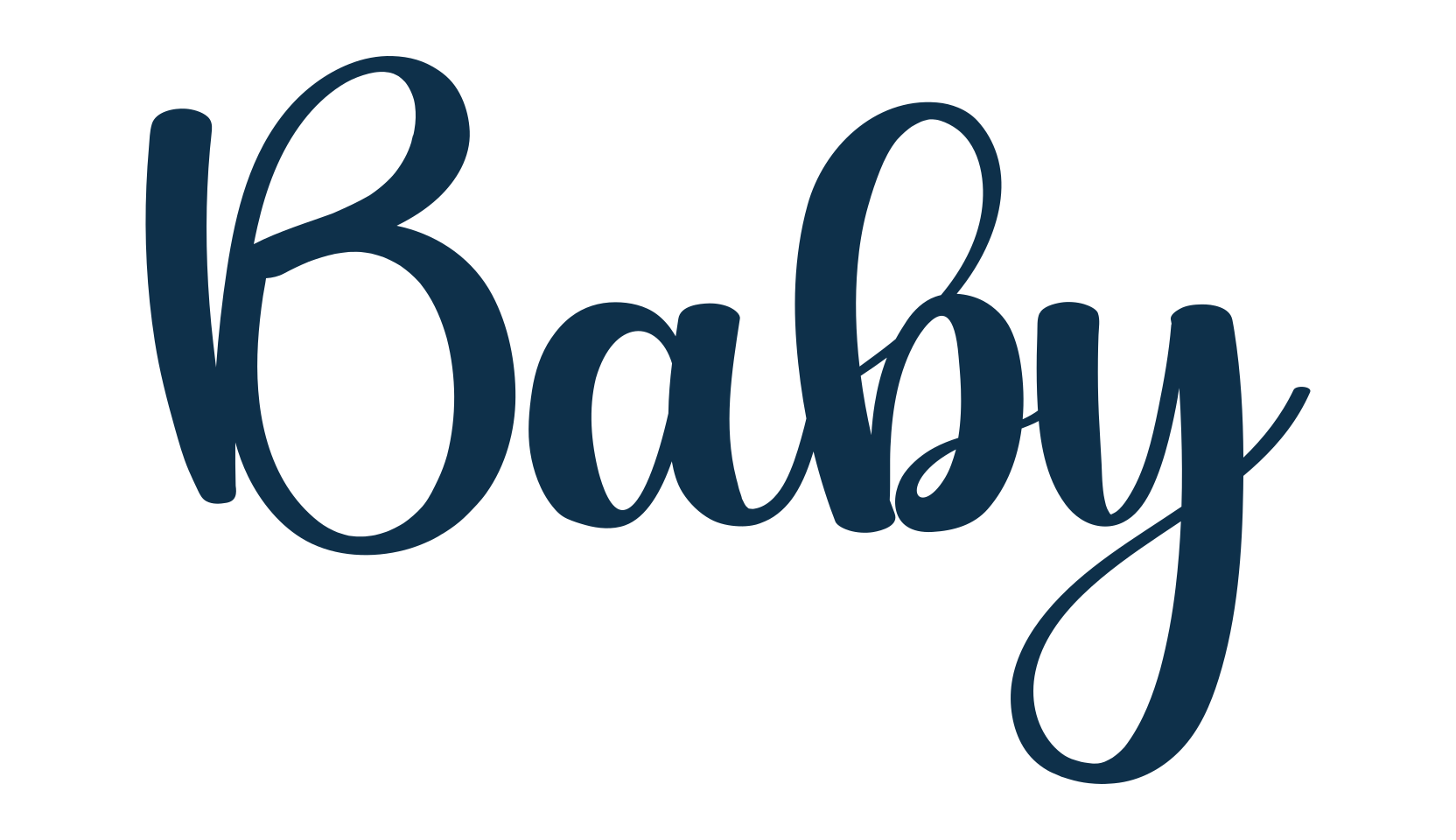 Baby (baby-5), fancy various decorative script calligraphy font preview