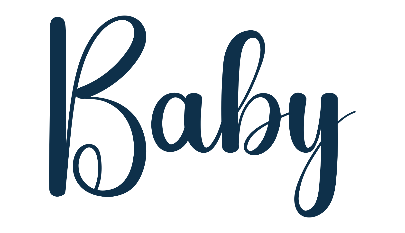 Baby (baby-9), fancy various decorative script calligraphy font preview