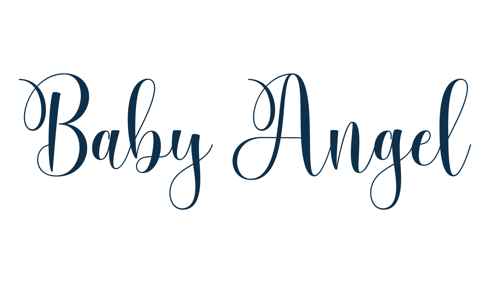 Baby Angel (baby-angel), script calligraphy fancy decorative font preview