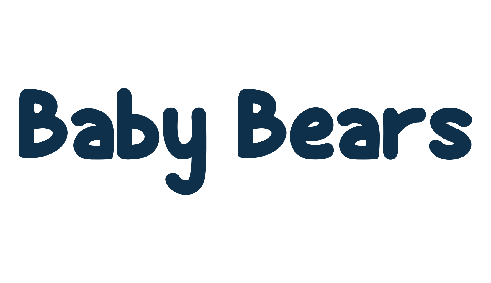Baby Bears, cartoon font preview