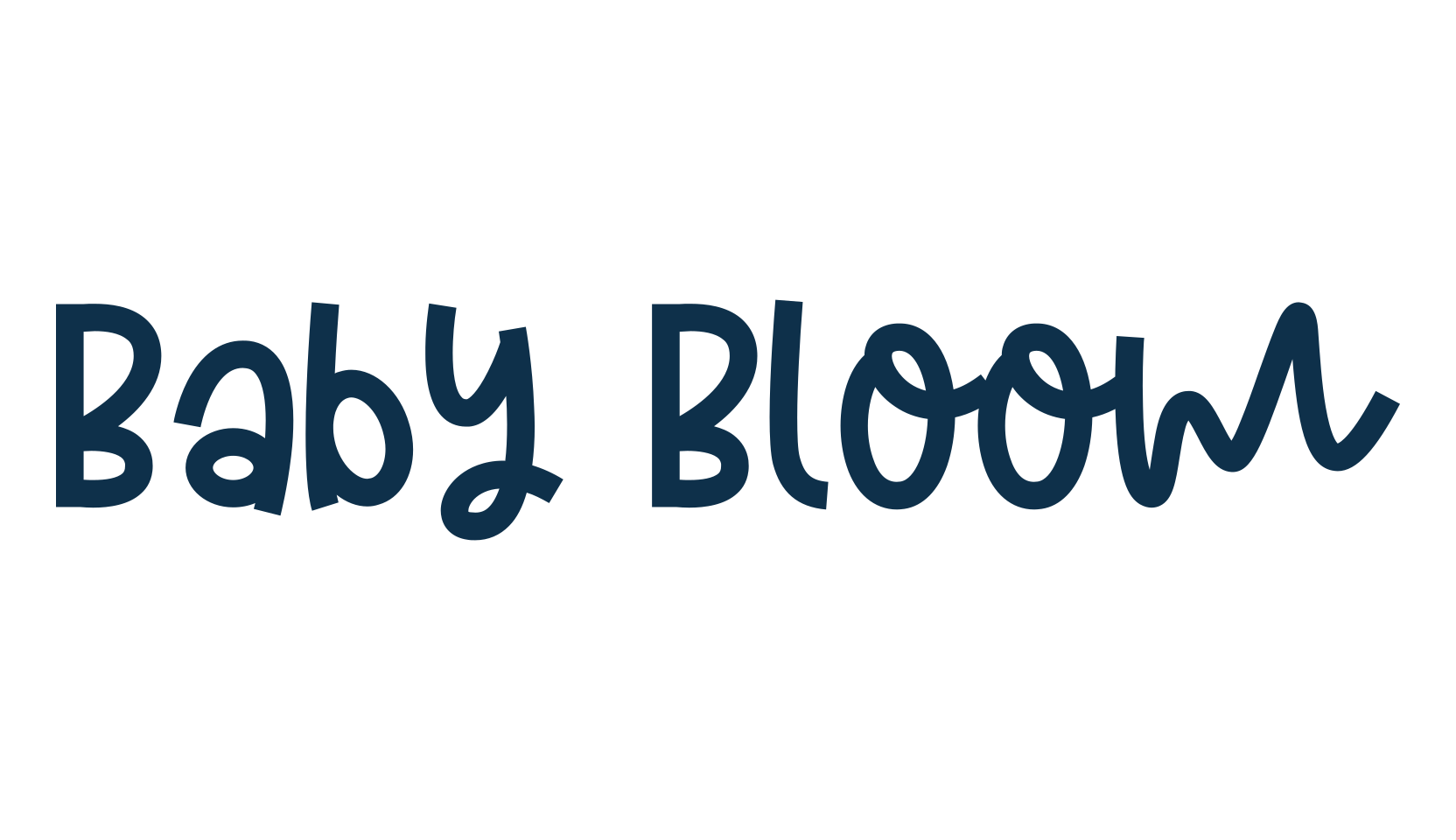 Baby Bloom, fancy cartoon decorative font preview