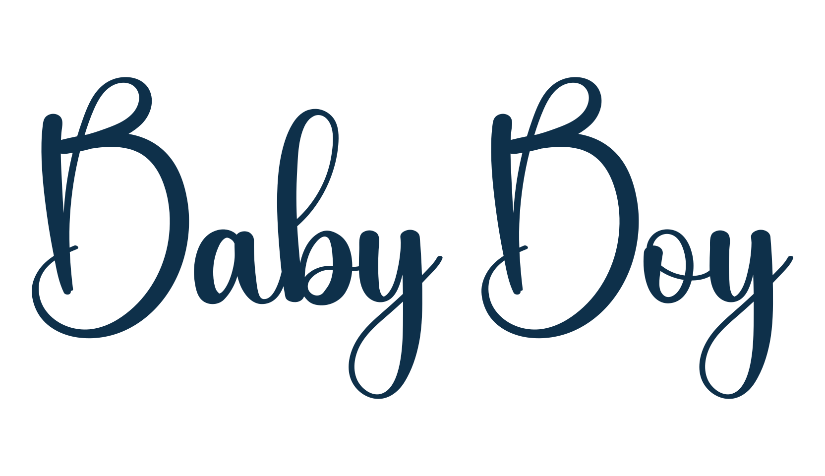 Baby Boy (baby-boy-2), fancy various decorative script calligraphy font preview
