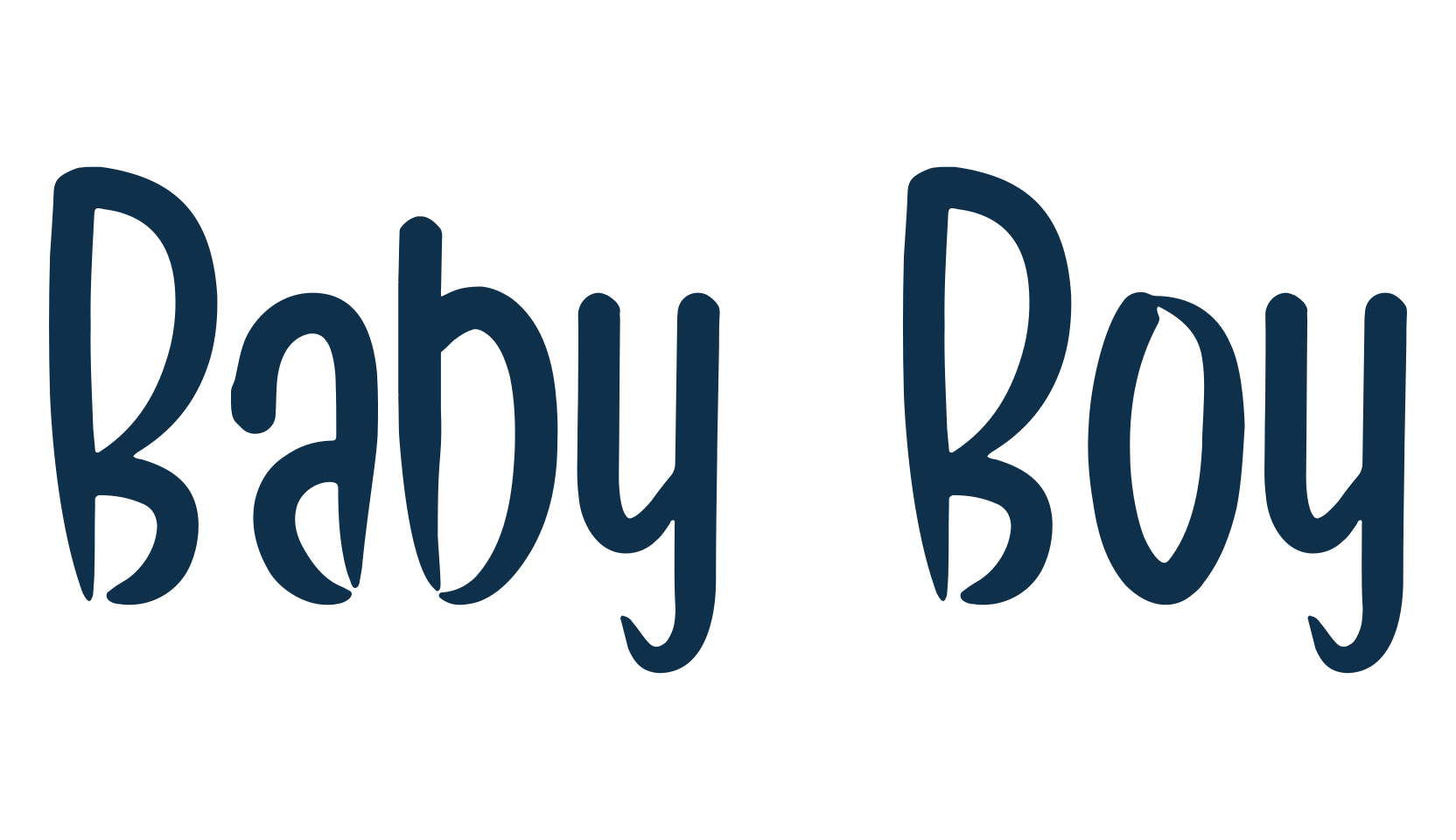 Baby Boy (baby-boy), various font preview