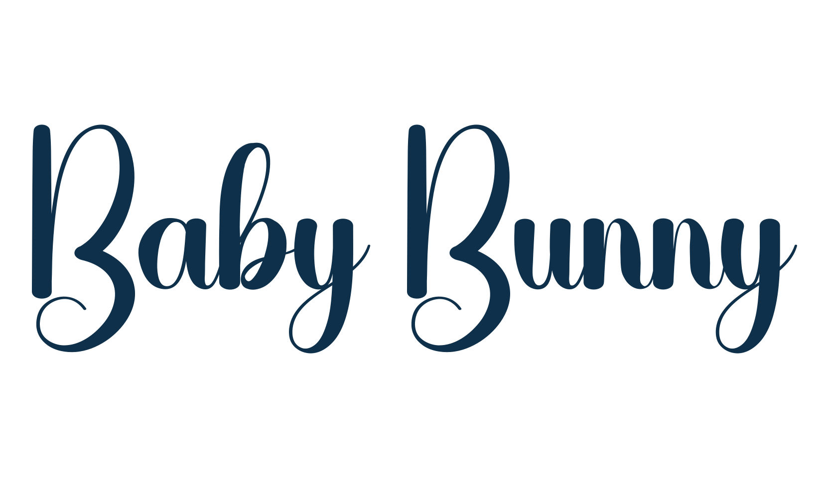 Baby Bunny (baby-bunny-2), fancy various decorative script calligraphy font preview
