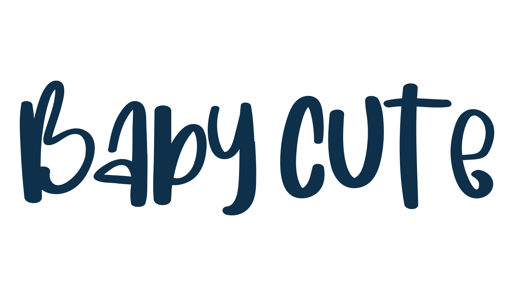 Baby Cute (baby-cute-2), various font preview