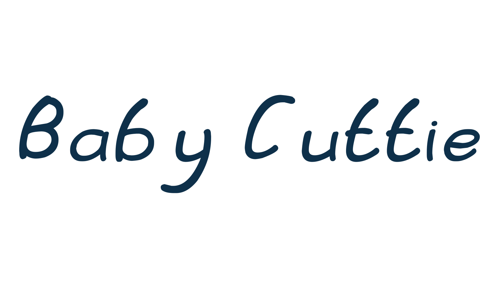 Baby Cuttie, fancy various decorative script calligraphy font preview