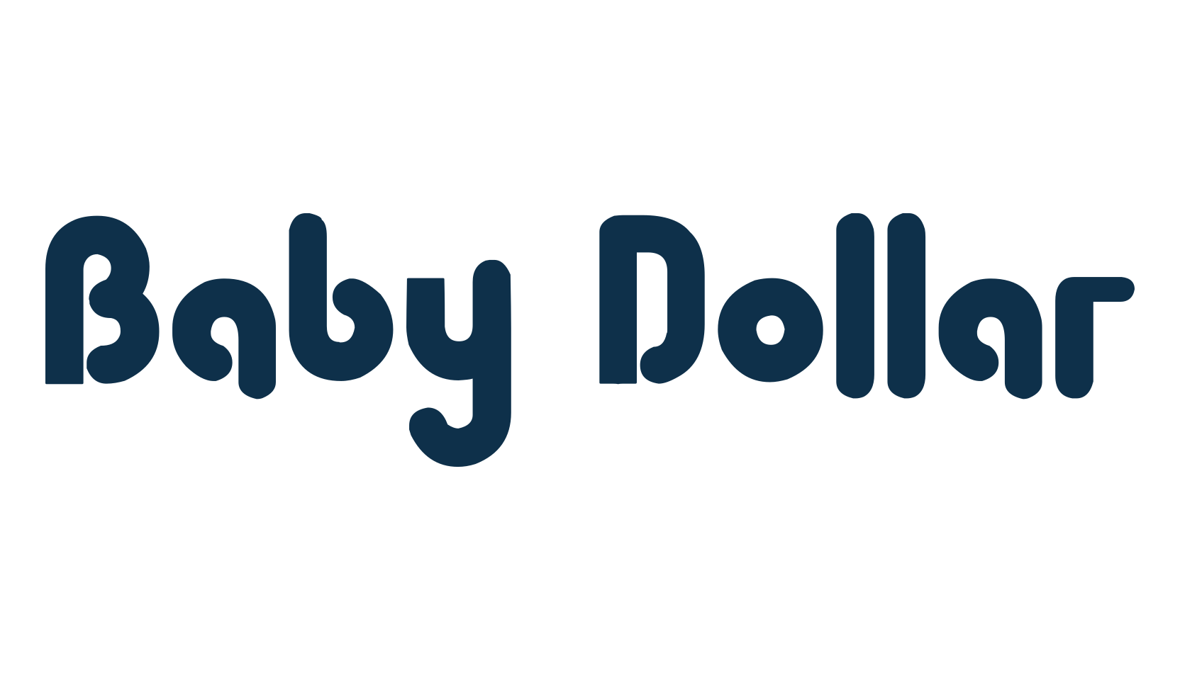 Baby Dollar, fancy groovy decorative font preview