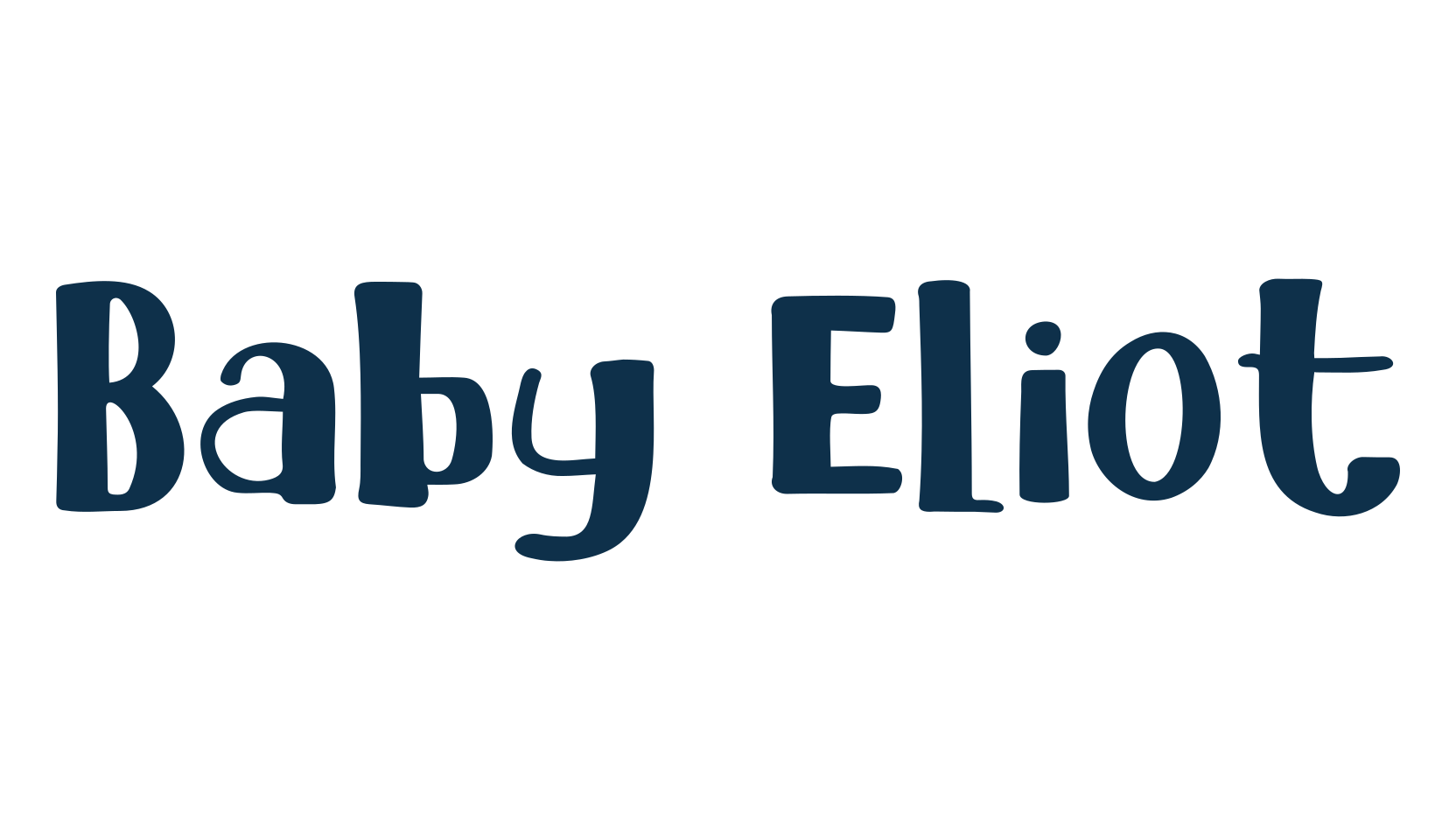 Baby Eliot, fancy cartoon decorative comic font preview