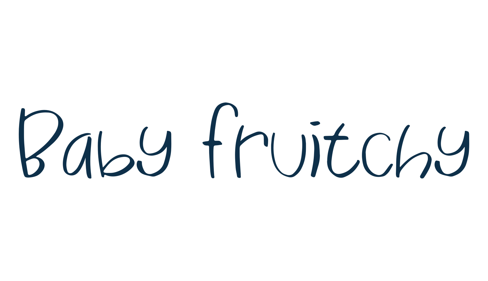 Baby Fruitchy, display market font preview