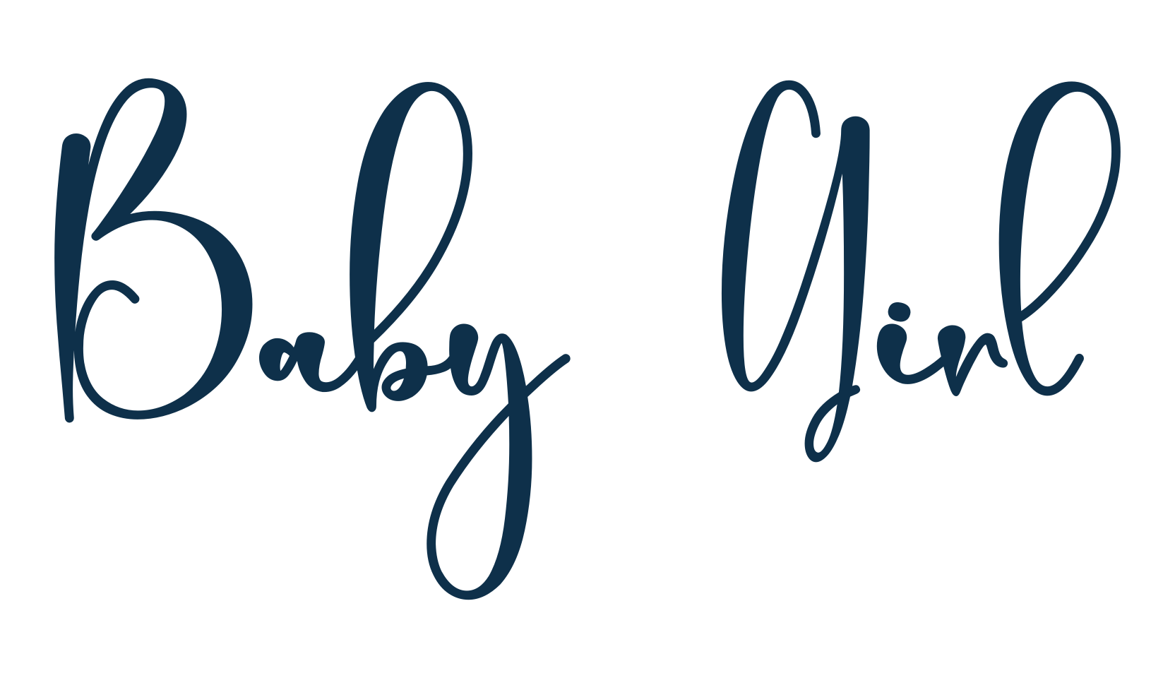 Baby Girl (baby-girl-2), script handwritten fancy decorative calligraphy font preview