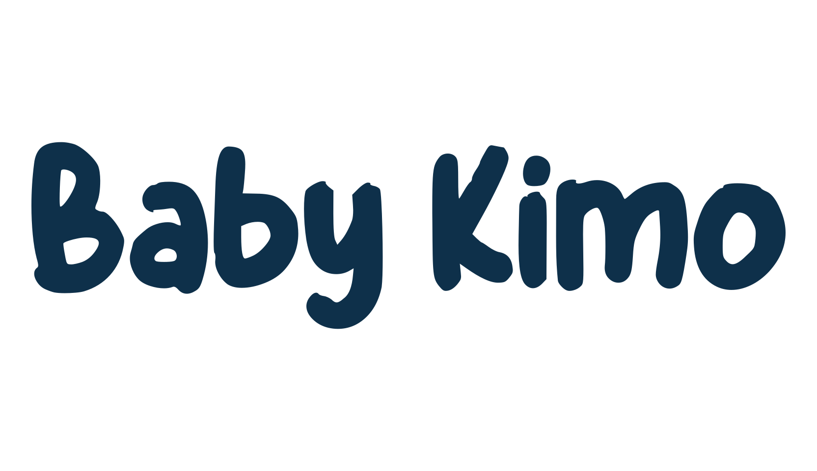 Baby Kimo, cartoon font preview