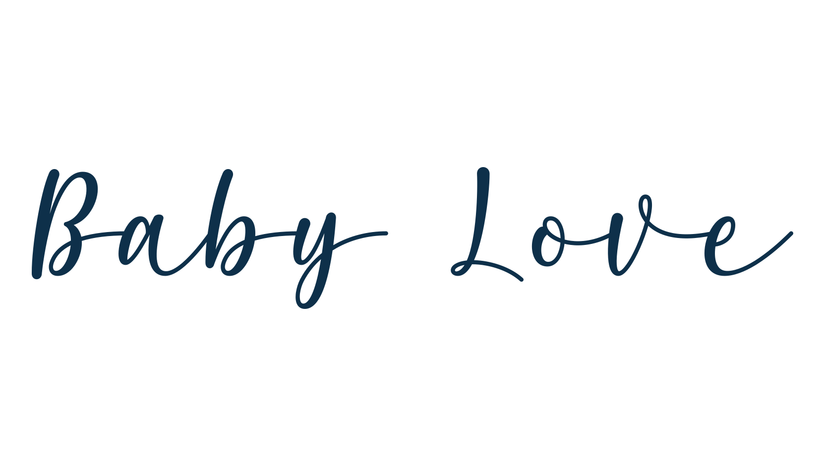 Baby Love (baby-love-4), handwriting font preview