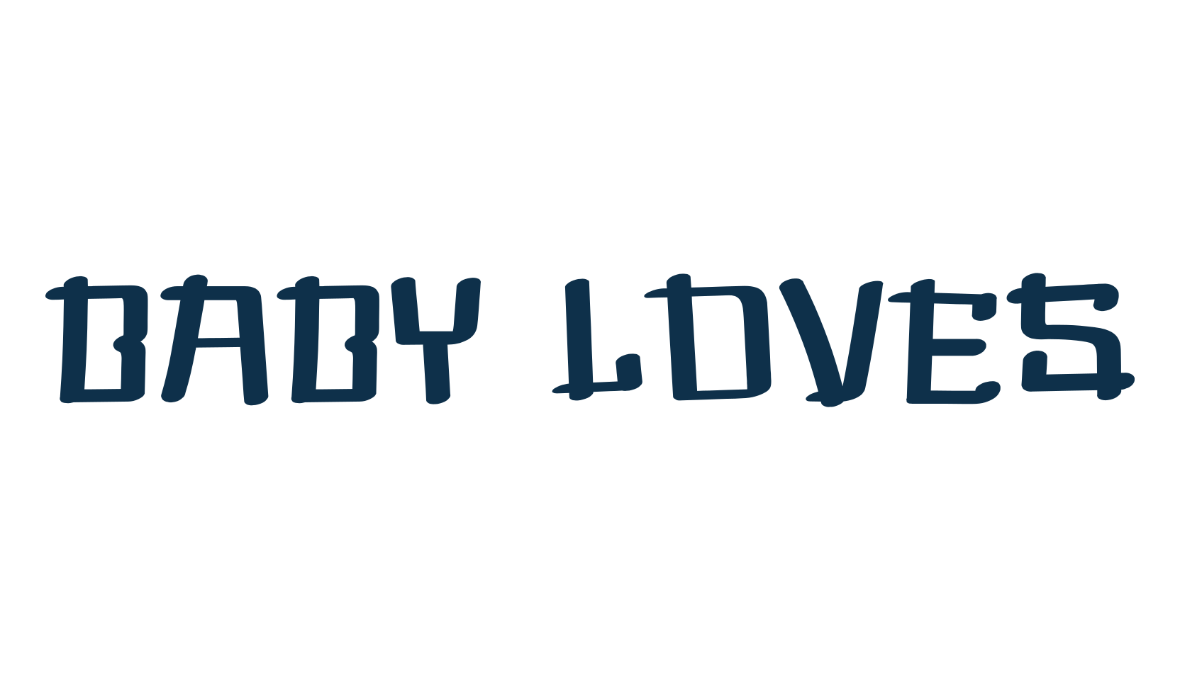 Baby Loves, fancy various decorative font preview