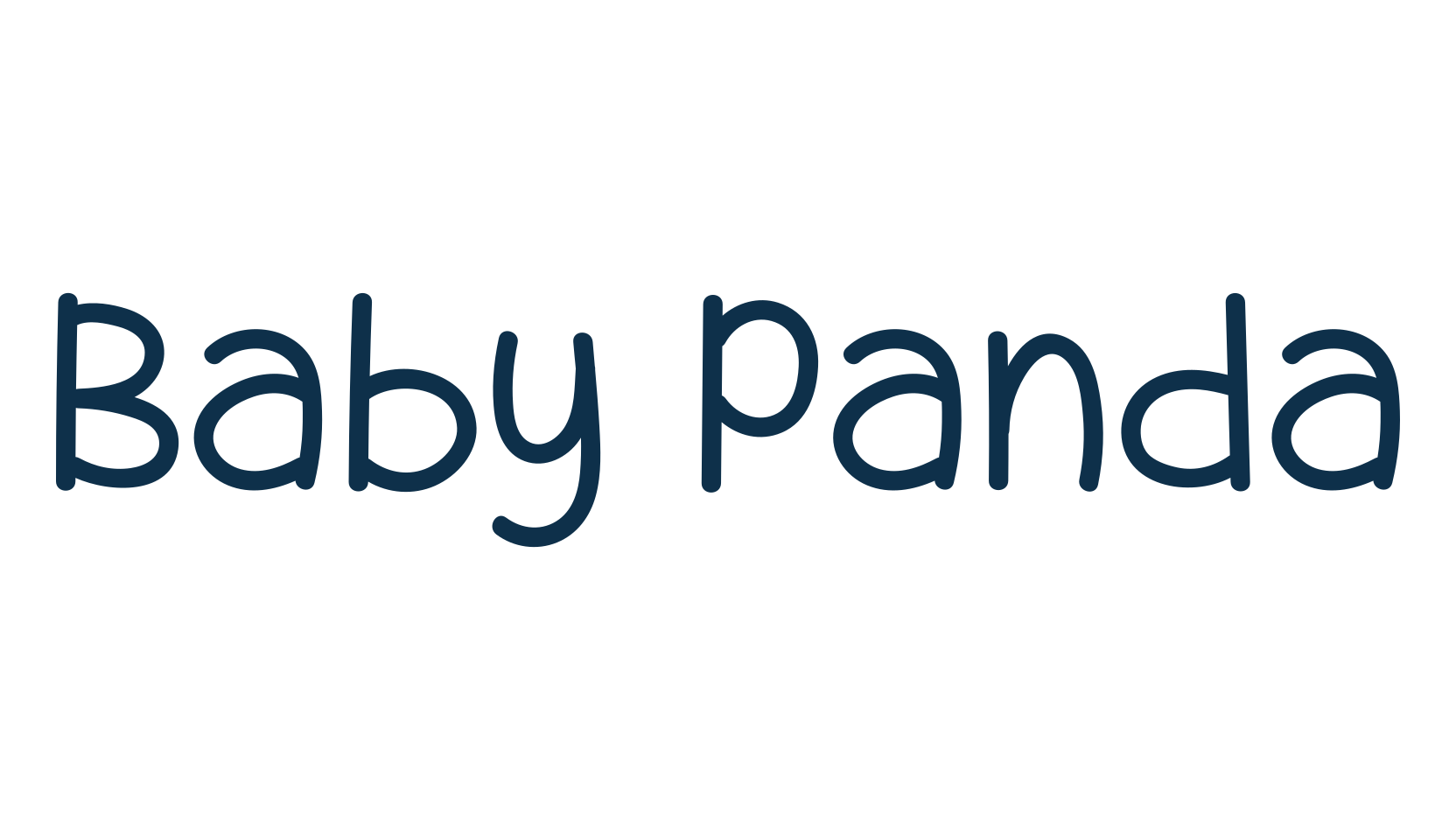 Baby Panda (baby-panda-2), fancy various decorative script calligraphy font preview