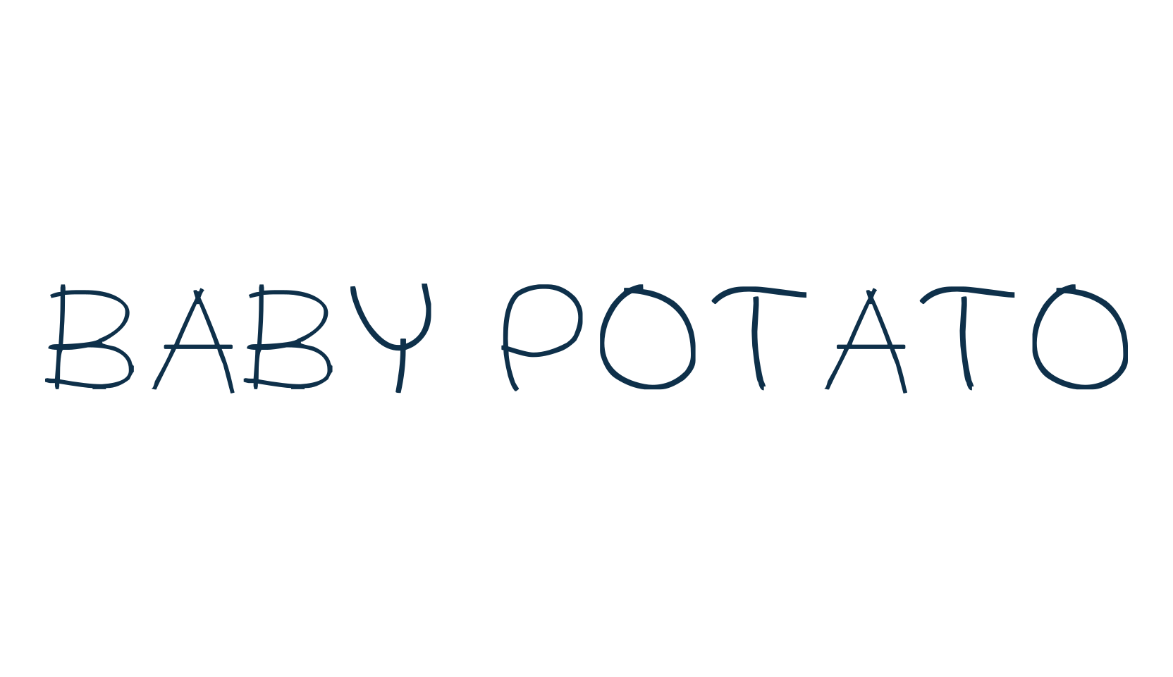 Baby Potato, various font preview