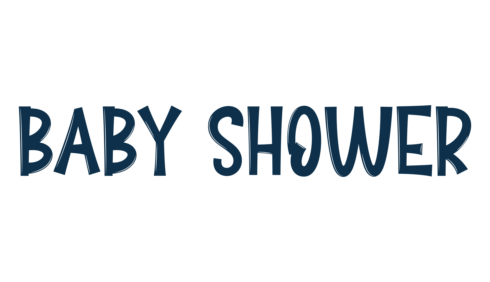 Baby Shower (baby-shower-3), fancy various decorative font preview