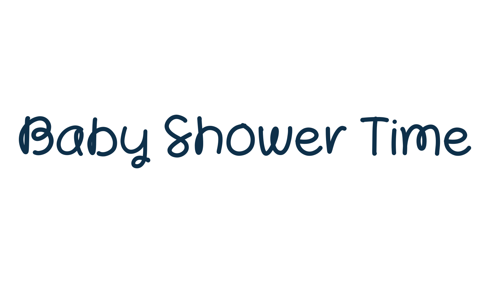 Baby Shower Time, script handwritten fancy decorative calligraphy font preview