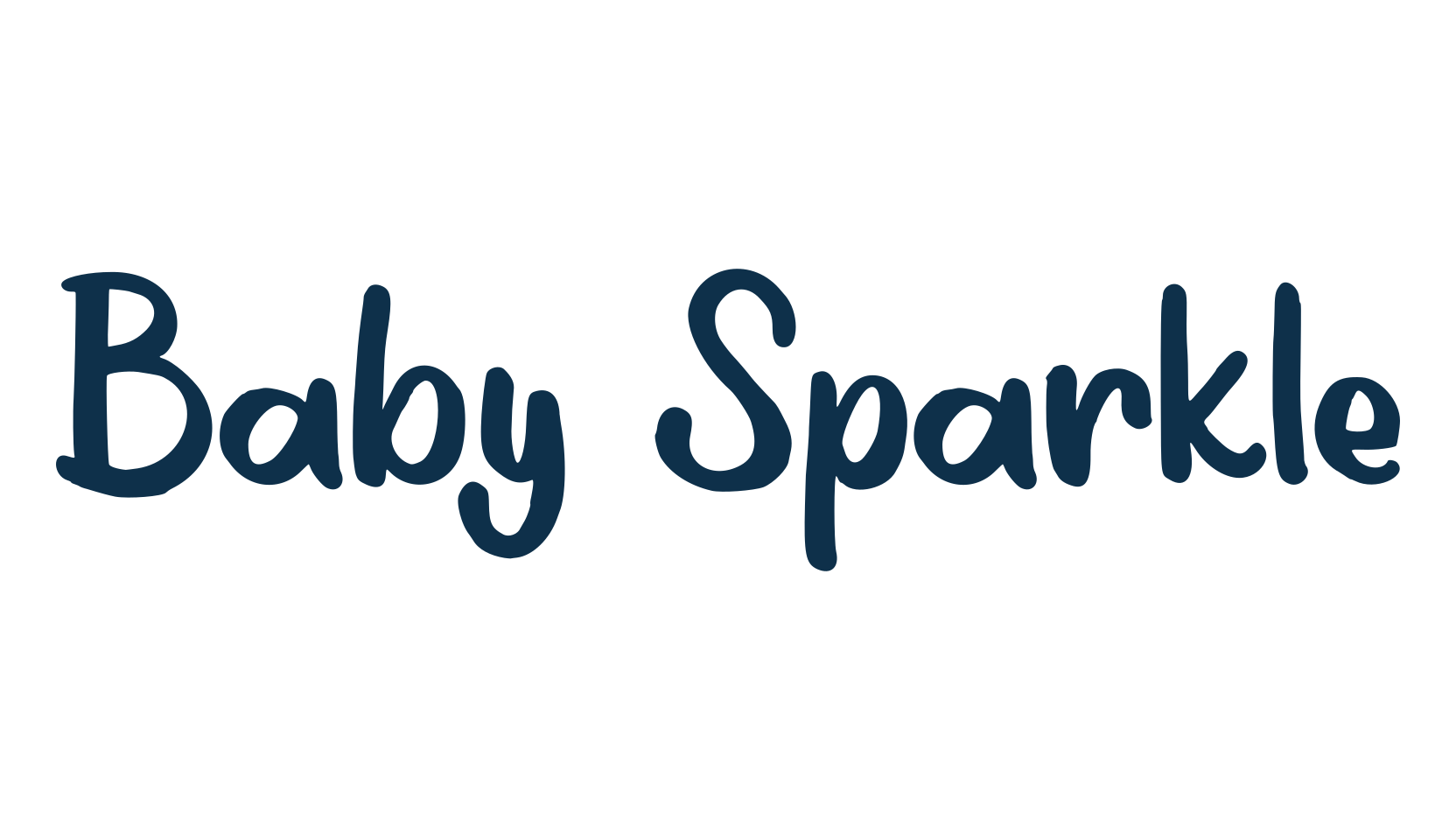 Baby Sparkle, handwriting font preview