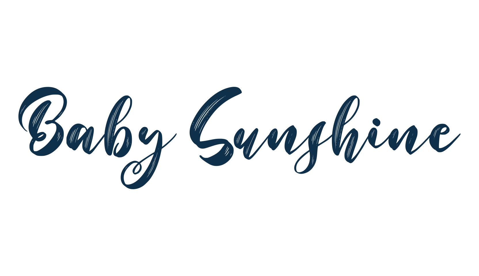 Baby Sunshine, fancy decorative font preview