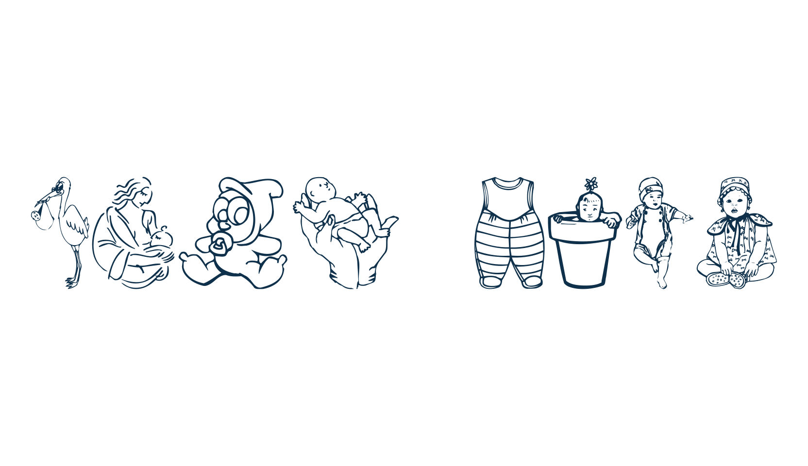 Baby Time, fancy decorative font preview
