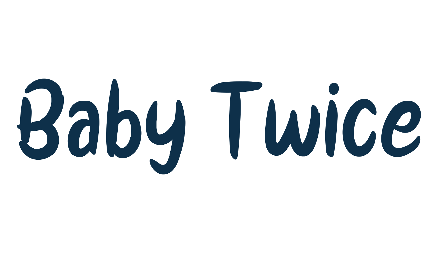 Baby Twice, fancy decorative font preview