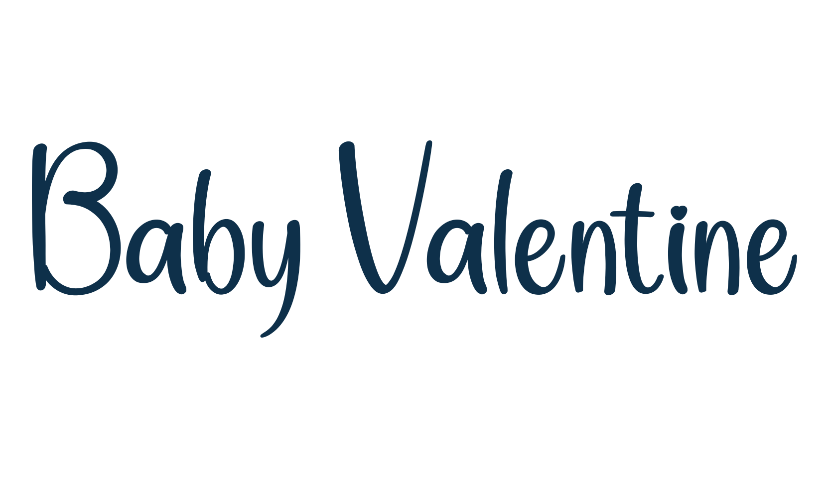Baby Valentine, script handwritten fancy decorative calligraphy font preview