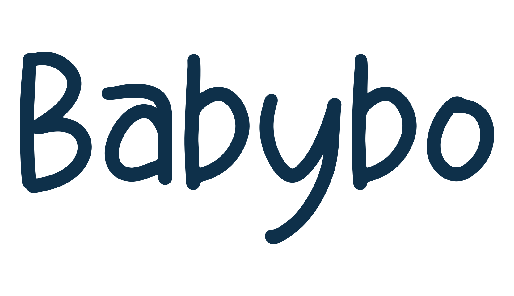 Babybo, script handwritten fancy decorative calligraphy font preview