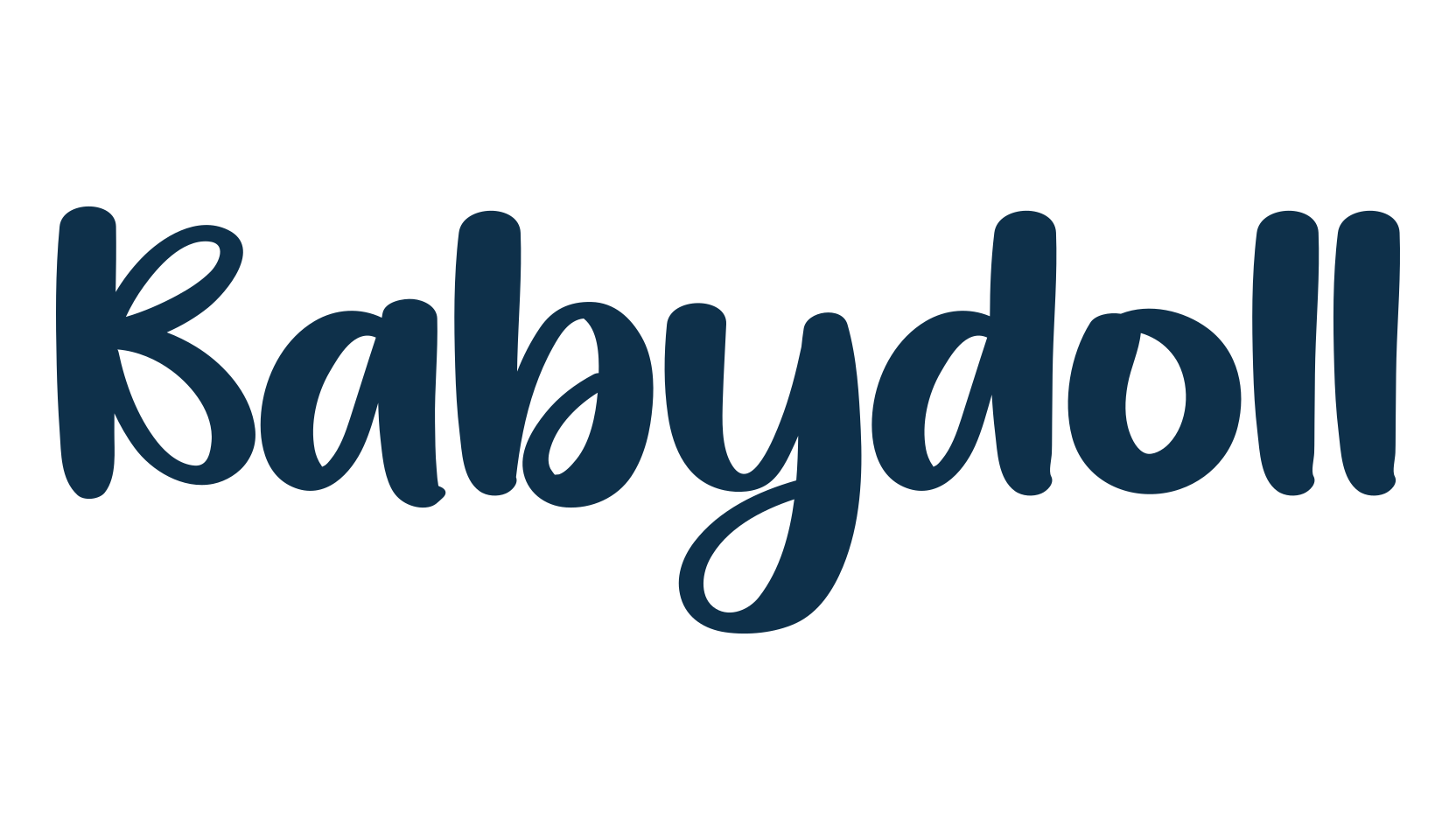 Babydoll, various font preview