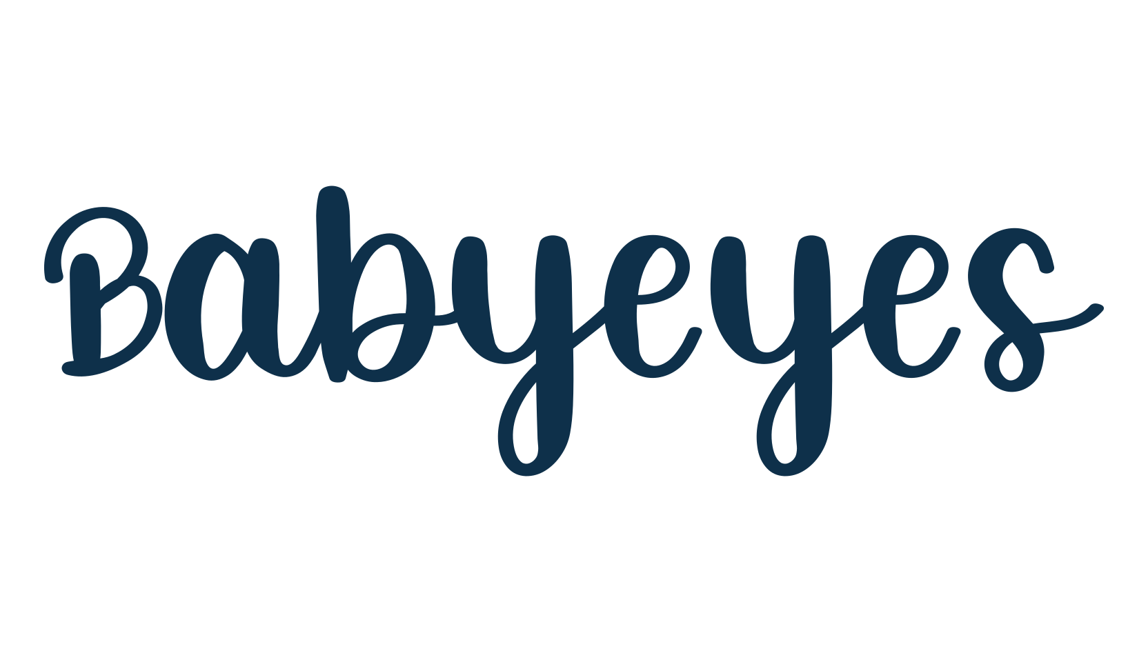 Babyeyes, various font preview