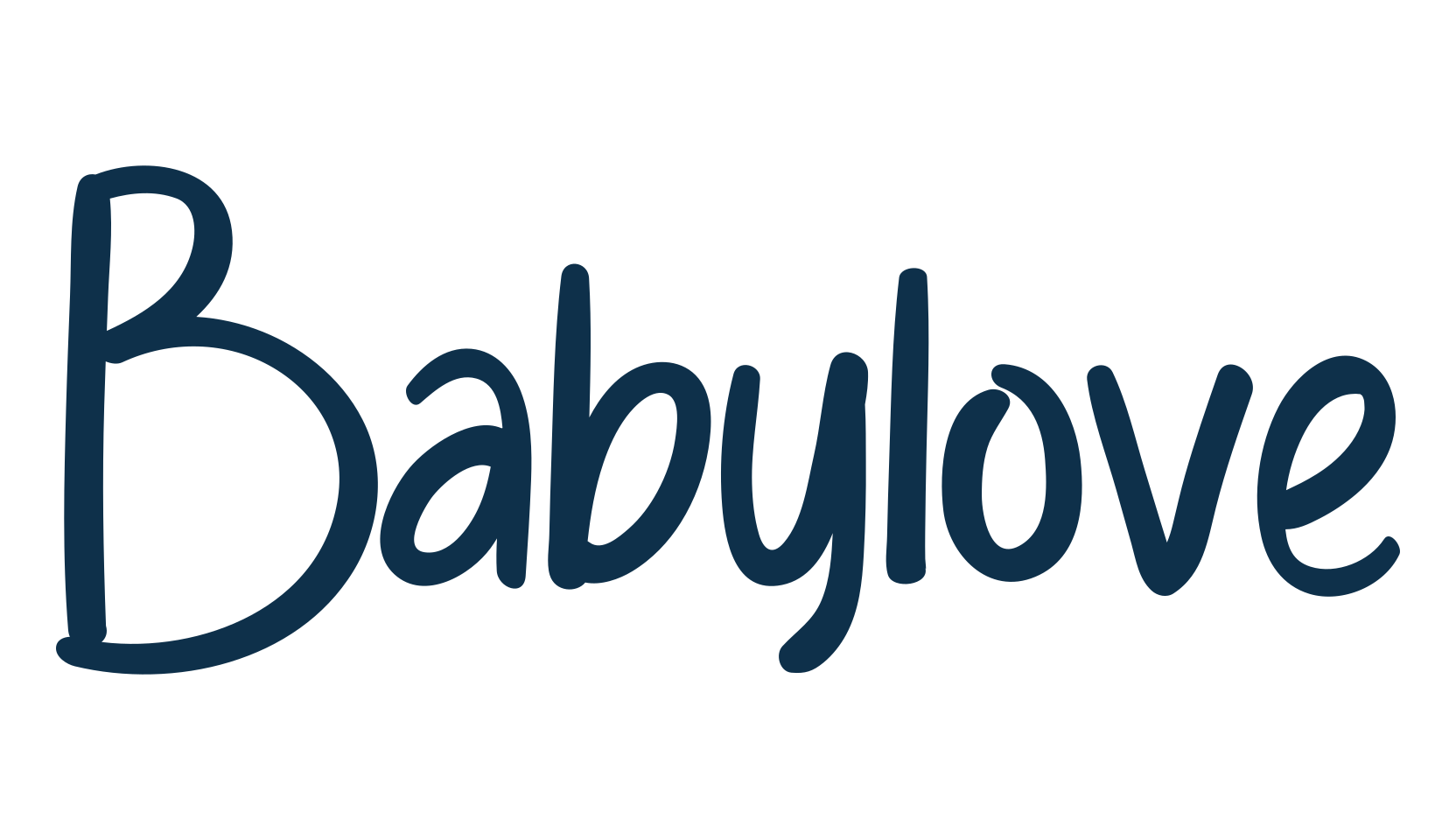 Babylove, handwriting font preview