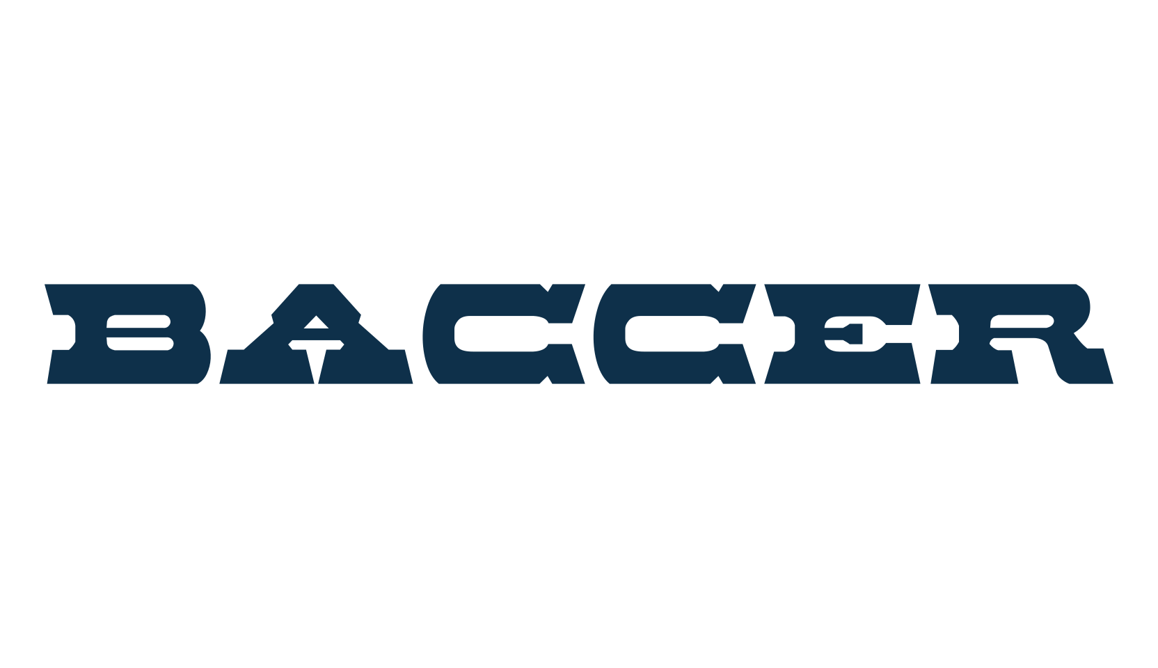 Baccer, fancy western decorative font preview