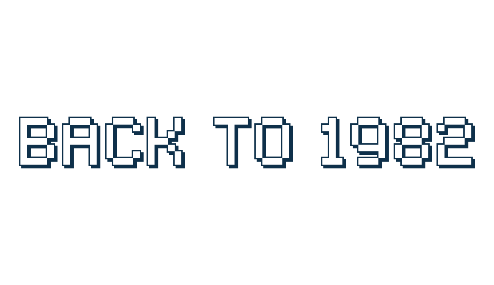 Back to 1982, lcd font preview