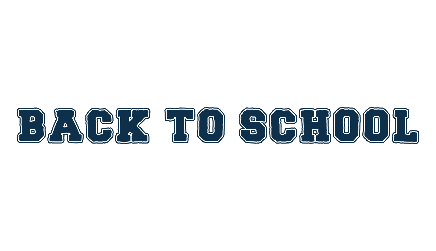 Back To School, fancy old school decorative font preview