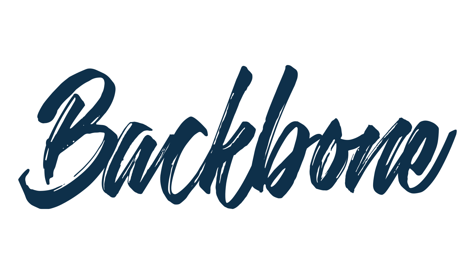 Backbone, brush font preview