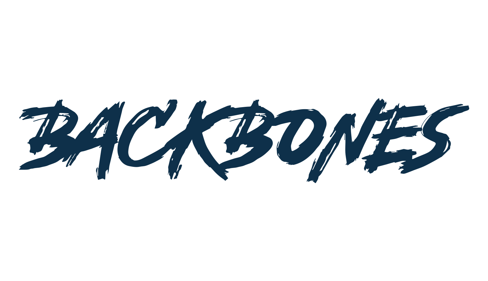 Backbones, brush font preview