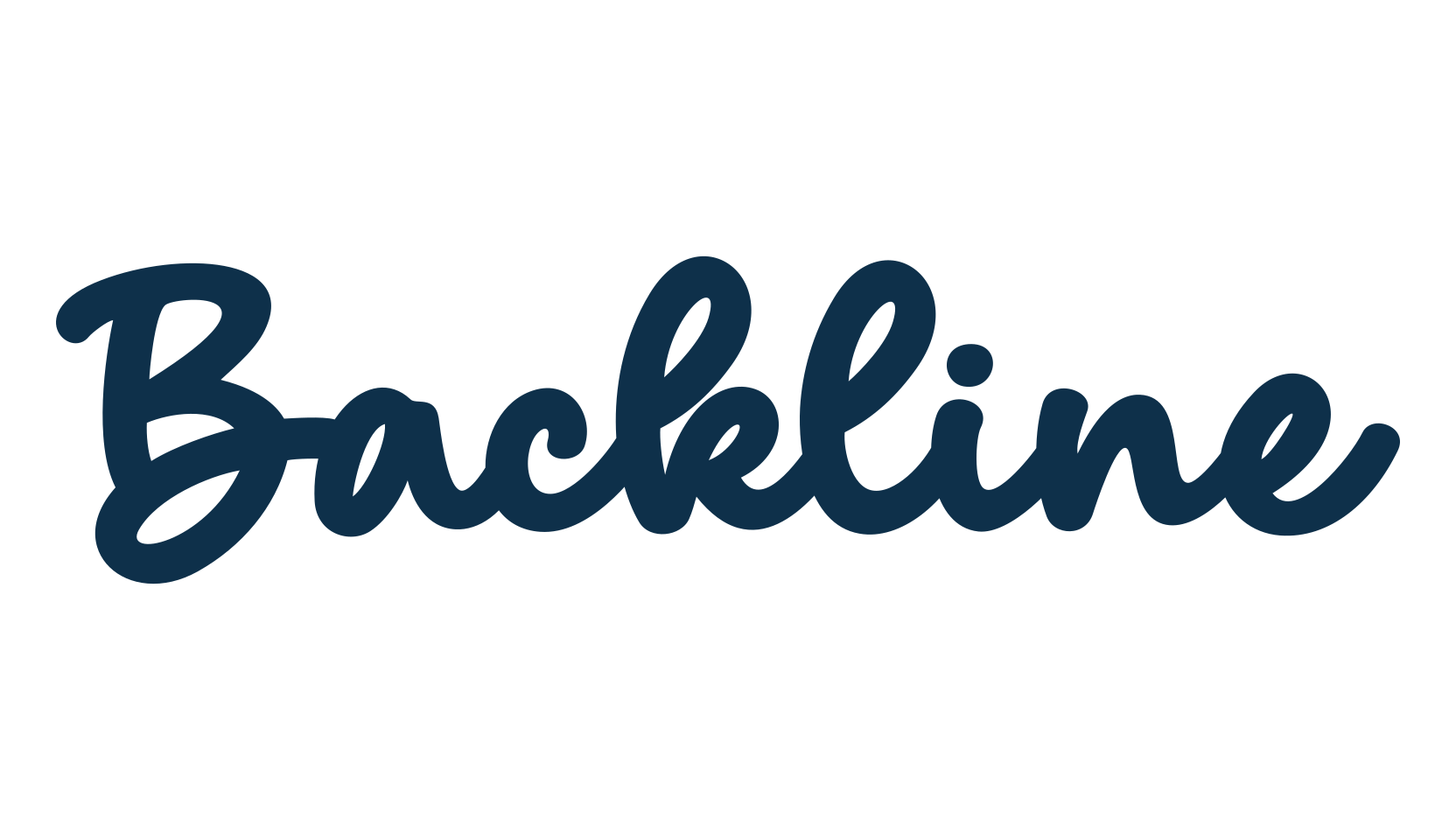 Backline, handwriting font preview